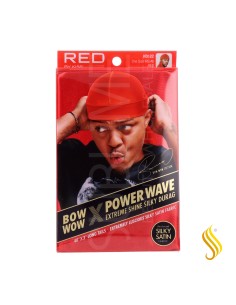 Red Kiss Power Wave Extreme Silky Durag Red Capa De Cabello